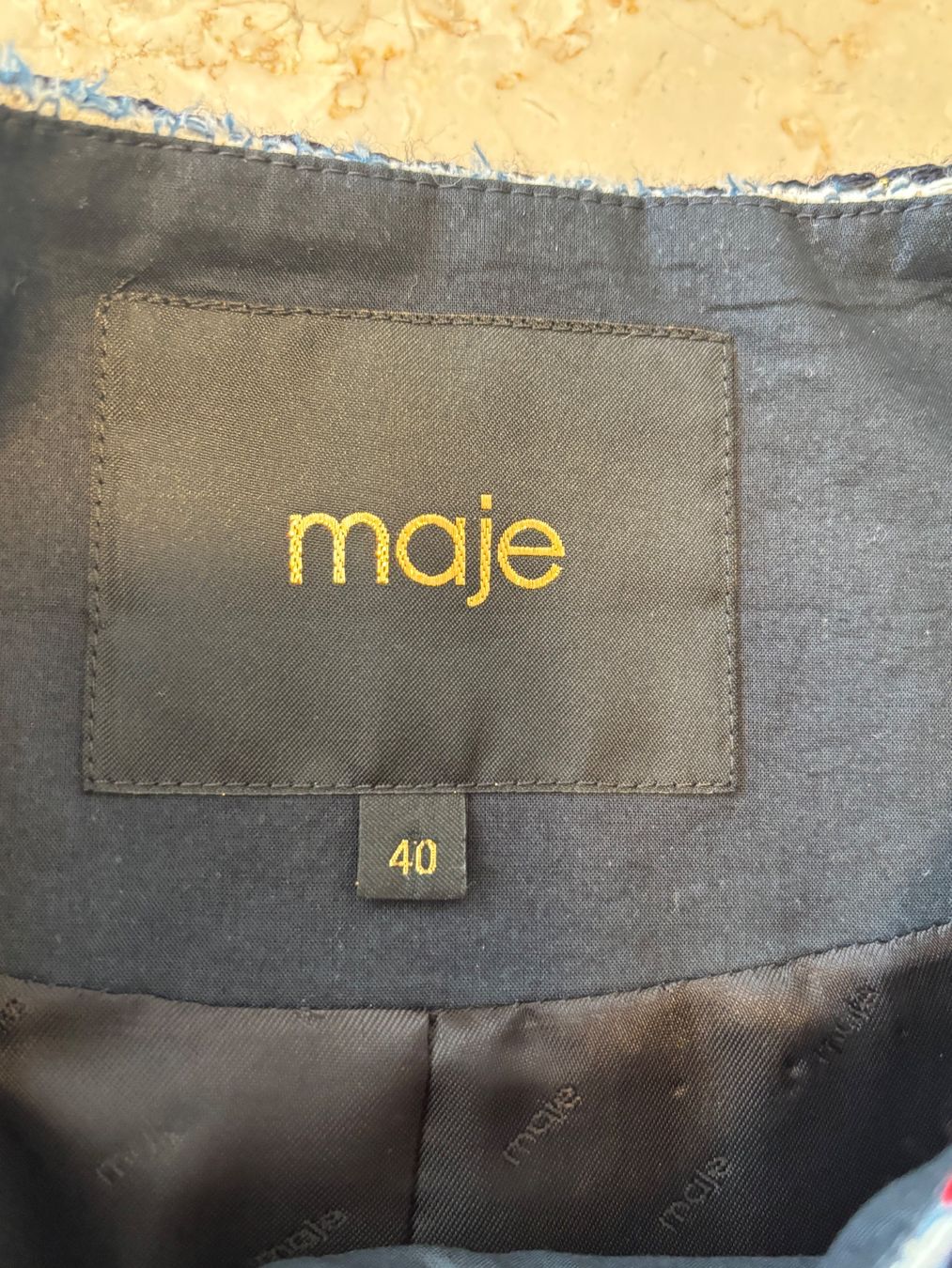 Maje Giacche: Maje Tweed Jacket Lanawolle – Usato da St. Margrethen SG venduto da dijanaO 8