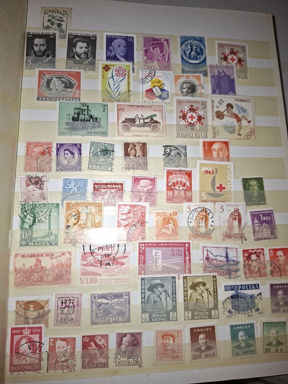 Alle Briefmarken: Album Ausland jnd diverses – Gebraucht aus Balgach von SIMEON27 3