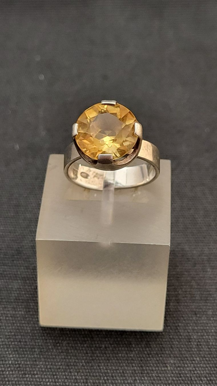 Ringe: Silber-Ring mit Citrin – Gebraucht aus Basel von spinne02 1