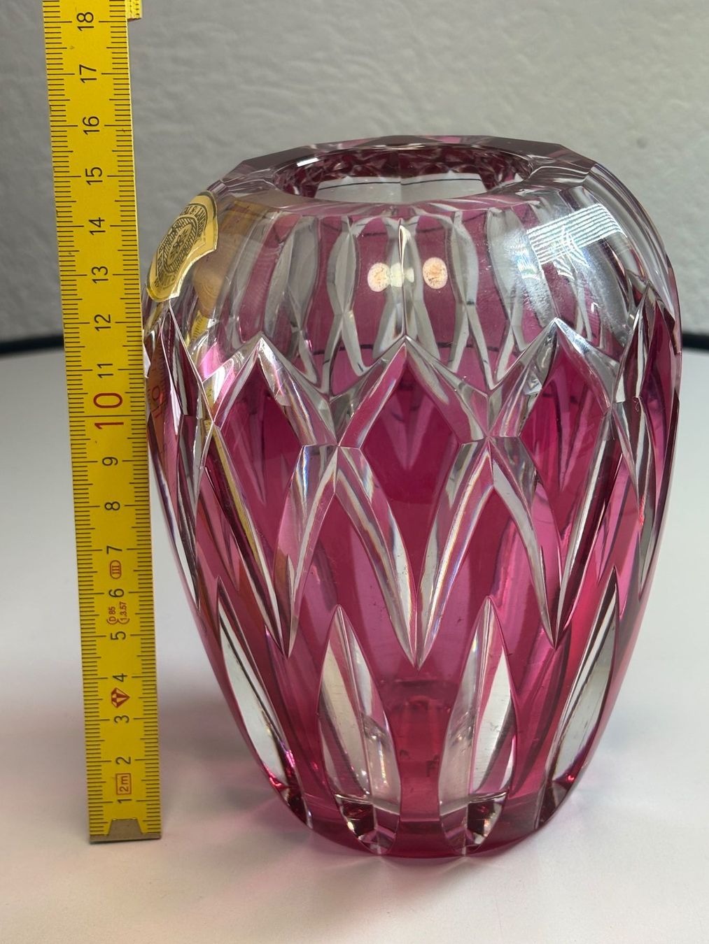Vasi & Recipienti: Glas Vase Val Saint Lambert Kristallglas – Usato da Plasselb venduto da Mike760 5