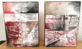 Bild Ensemble UNIKAT alte Schriften / Sylvia-Artdesign