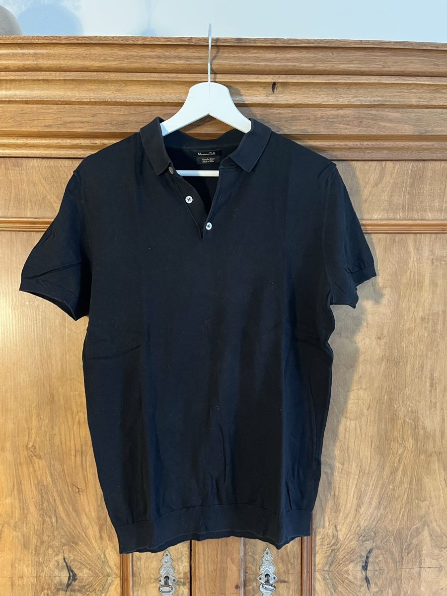 Massimo Dutti Polos: Poloshirt, schwarz, Gr. M, Massimo Dutti – D'occasion à St. Gallen par Gloom22 1