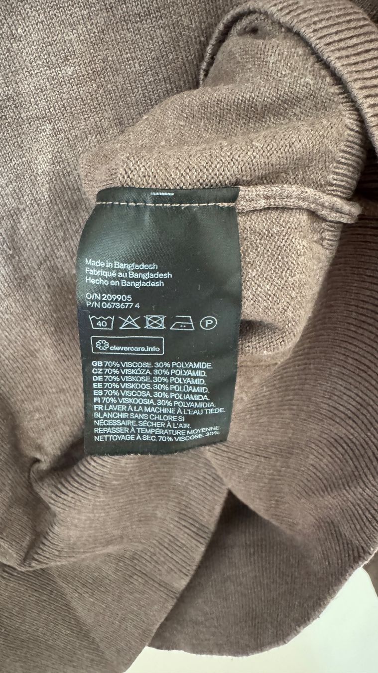 H&M Pullover & Sweatshirts: Pullover H&M Rollkragen braun-grau Grösse M – Gebraucht aus Luzern von Ecila007 3