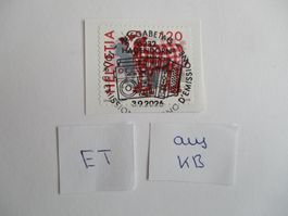 Voll Ersttagsstempel Stubete Gäng aus Kleinbogen
