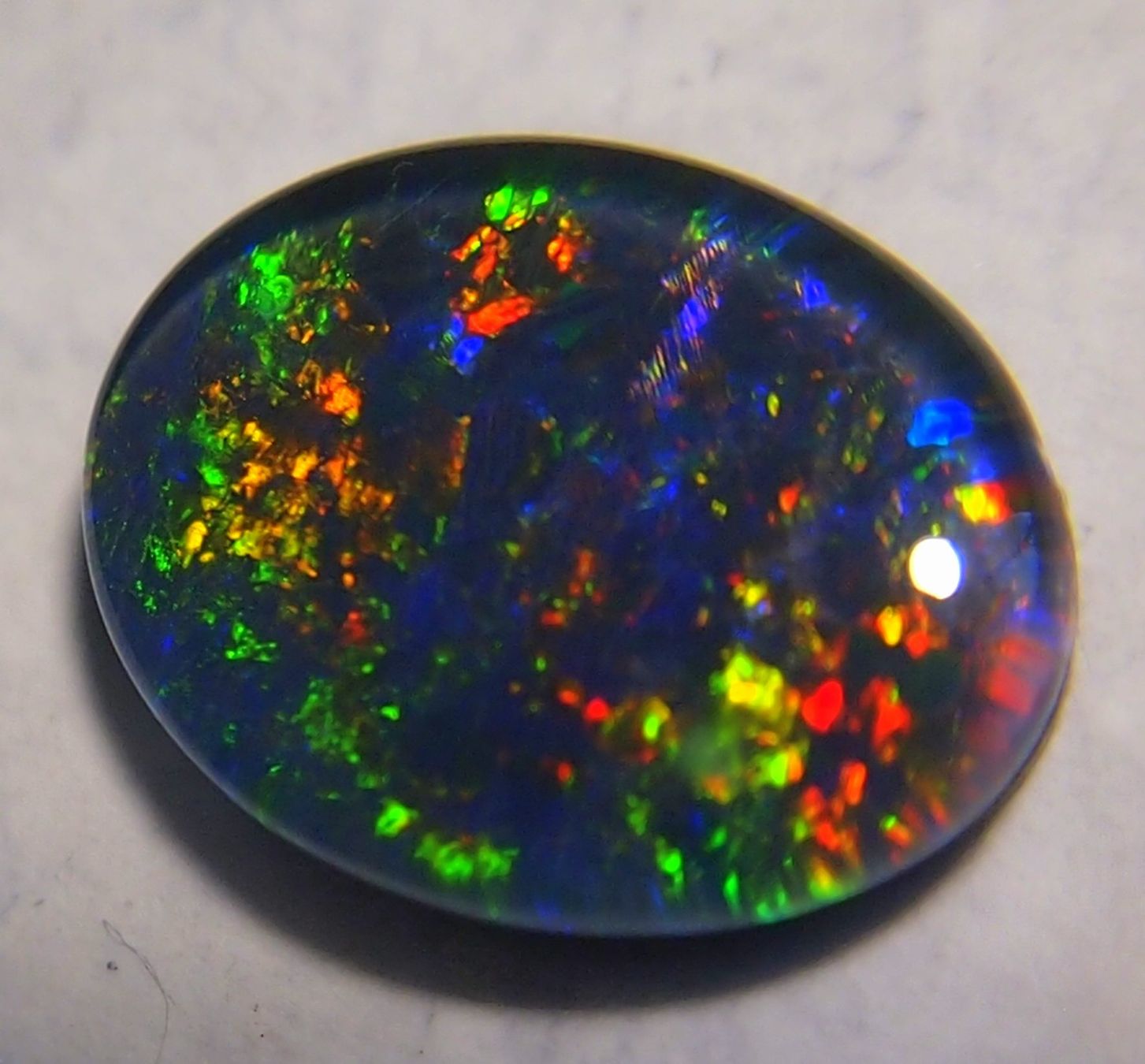 Pietre preziose: 5,5 ct. Multicolour Blackopal-Triplet AAA – Nuovo e nell'imballaggio originale da Reinach BL venduto da rumablum 4