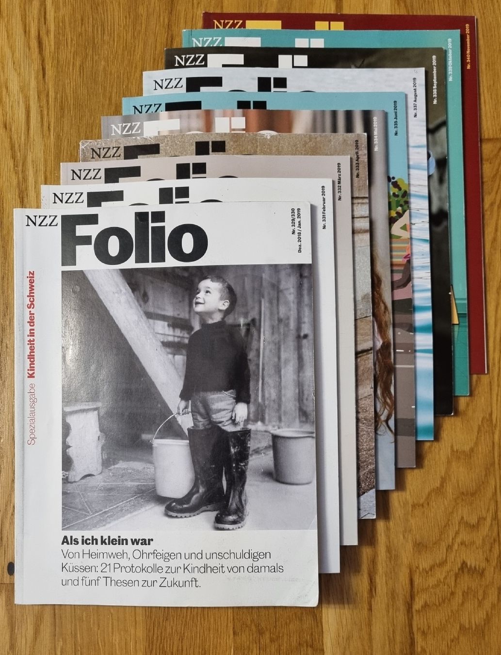 Riviste & Magazine: NZZ Folio 2019 - 10 Ausgaben – Usato da Sutz venduto da Rawypp