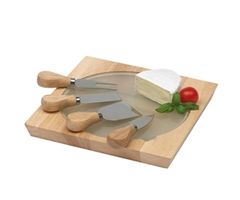 Plateau à fromage et 4 couteaux, neuf, jamais servi!