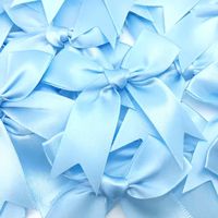 Geschenk Schleifen Hellblau, 10 Stk.