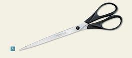 DAHLE Profi-Papierschere 50050, Stahl, 26cm, schwarzer Griff