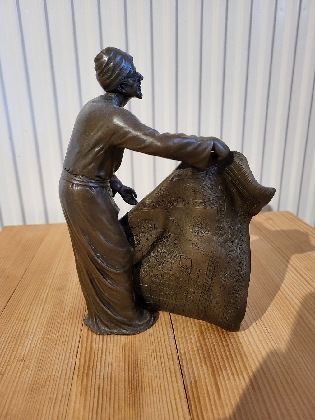 Skulpturen & Statuen: Bronzefigur "Der Teppichhändler" signiert Bergman – Gebraucht aus Grindelwald von lego9 1