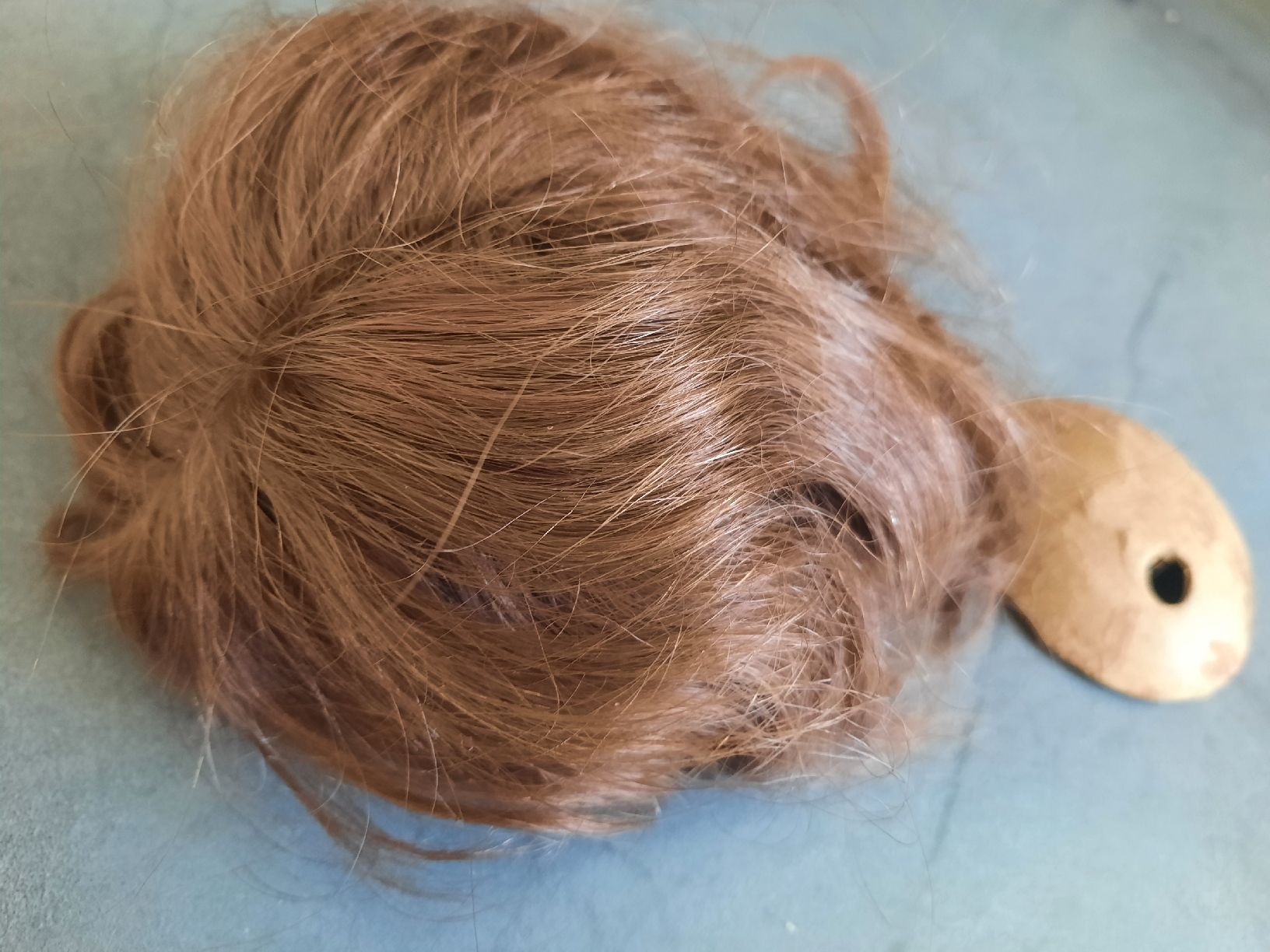 Puppen: ancienne PERRUQUE,  CHEVEUX NATURELS – Gebraucht aus Le Locle von marylise01 2