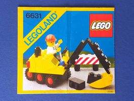 LEGO Bauanleitung 6631 Steam Shovel 1985 Classic Town