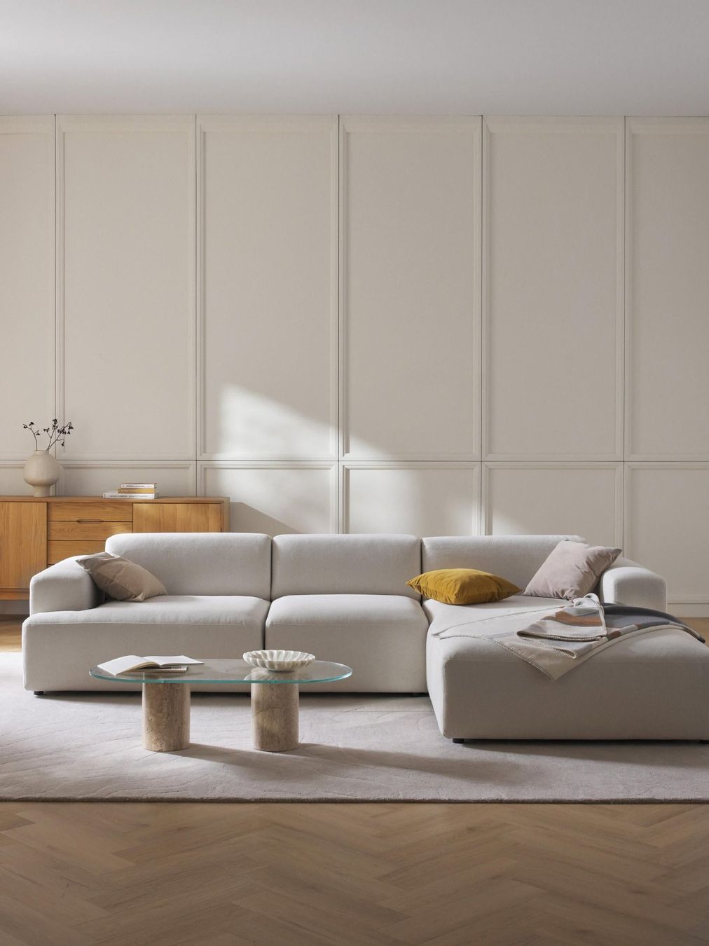 Westwing Divani: Ecksofa Melva Webstoff Off White Westwing CHF 3899-45% – Nuovo (secondo la descrizione) da Otelfingen venduto da Yuji_Outlet_A-Ware. 1
