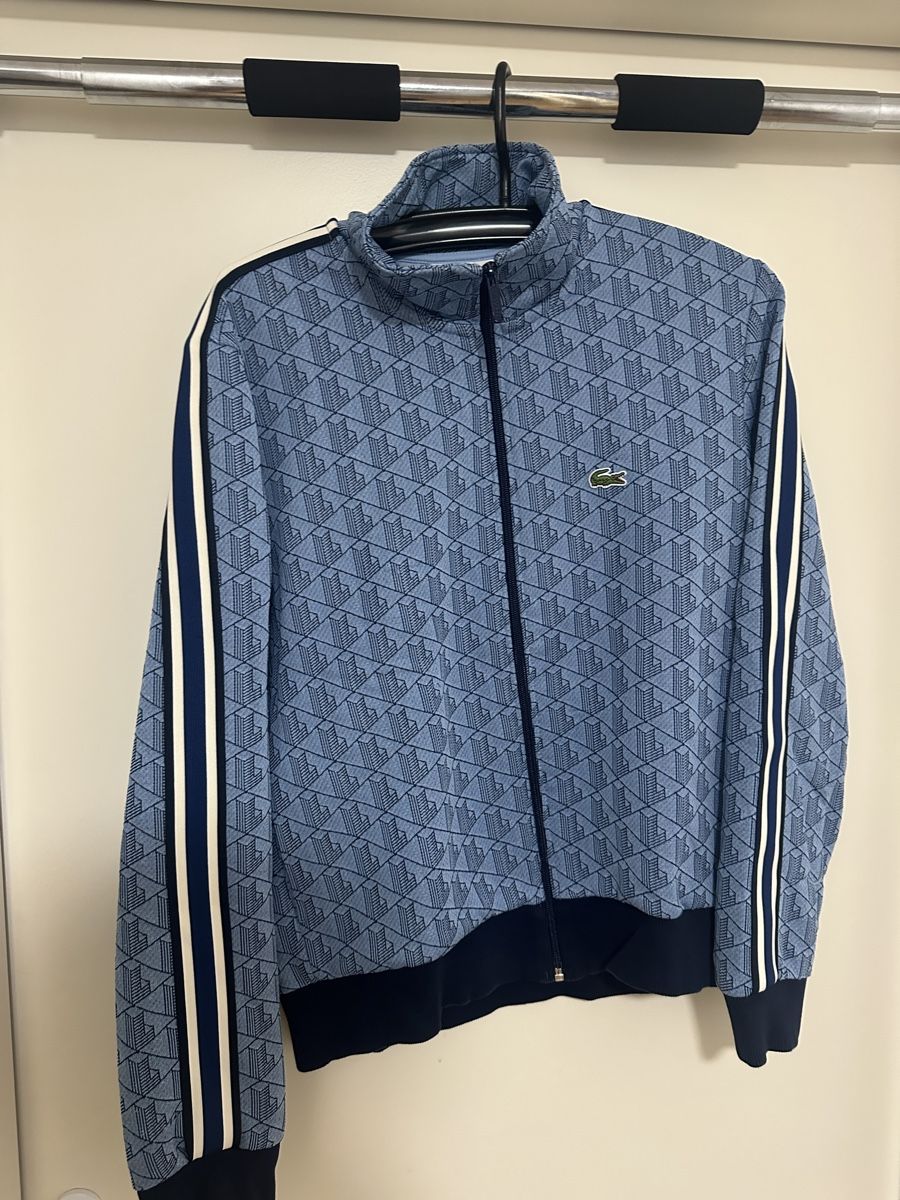 Lacoste Giacche: Lacoste Trainingsjacke blau mit Muster Grösse L – Nuovo (secondo la descrizione) da Luzern venduto da fla_b9xh 2