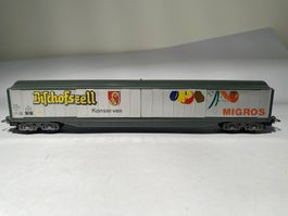LIMA Geschlossener Güterwagen Migros BISCHOFSZELL, DC Achsen