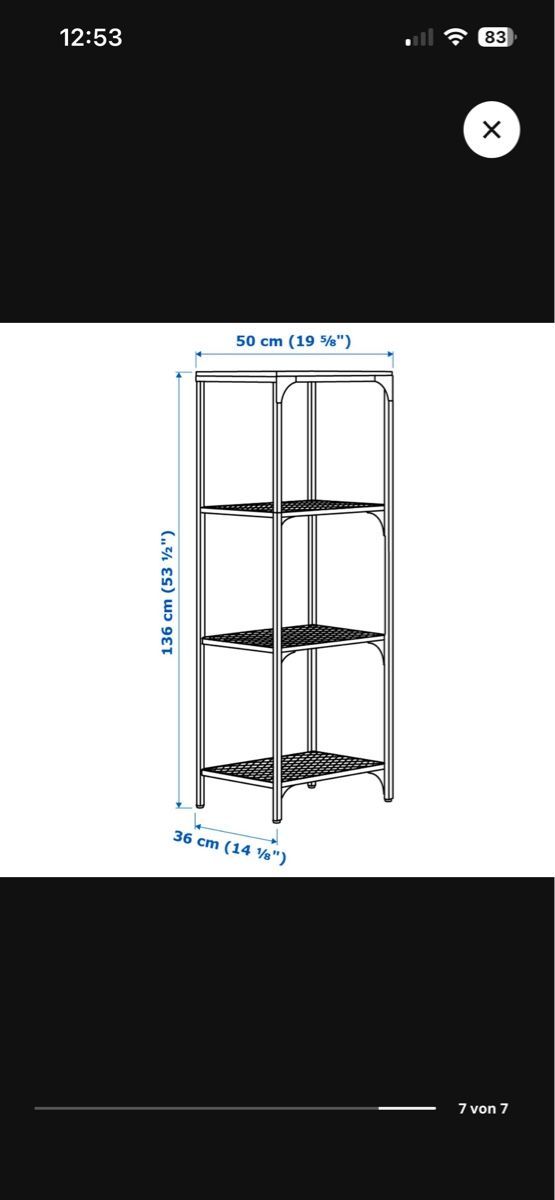 Ikea Regale: Regal Schwarz – Gebraucht aus Wiesendangen von Nadlad 1