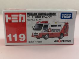 Tomica Morita Fire Fighting Ambulance