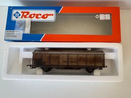 Roco SBB Güterwagen Hbis silbern, gealtert, neues SBB-Logo