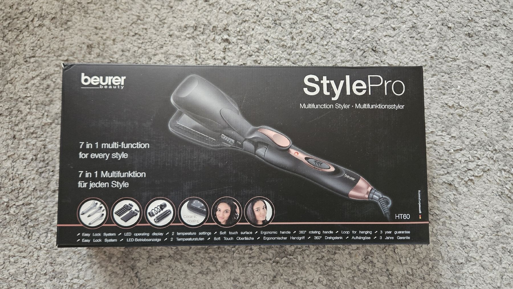 Beurer Fers à boucler & lisser: Beurer StylePro Multifunktionsstyler 7in1 – Neuf (Voir description) à Sax par Kieselstei
