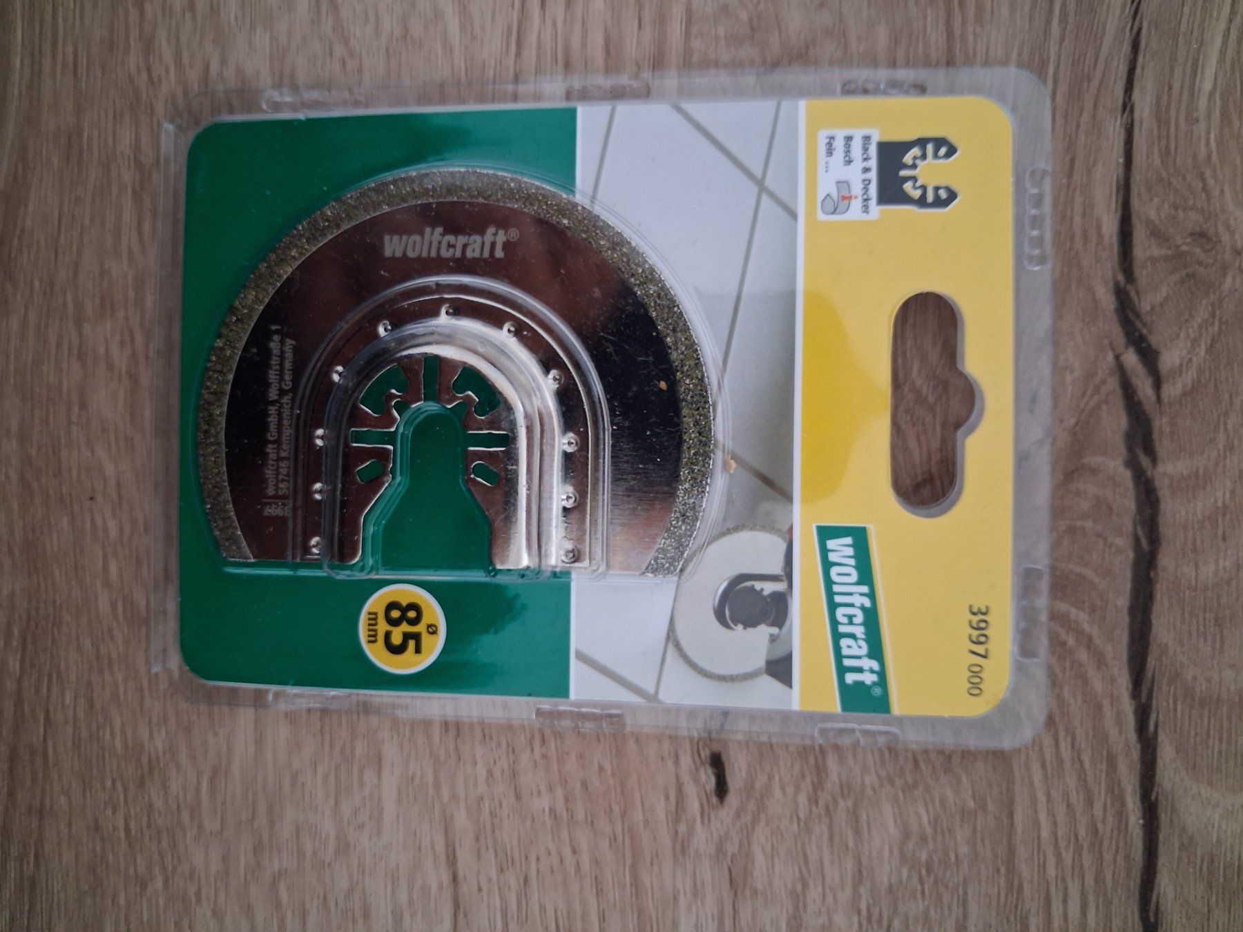 Tutti gli attrezzi: Wolfcraft Lama diamantata segmentata 85mm - NUOVA! – Nuovo e nell'imballaggio originale da Jona venduto da wil_5s9h
