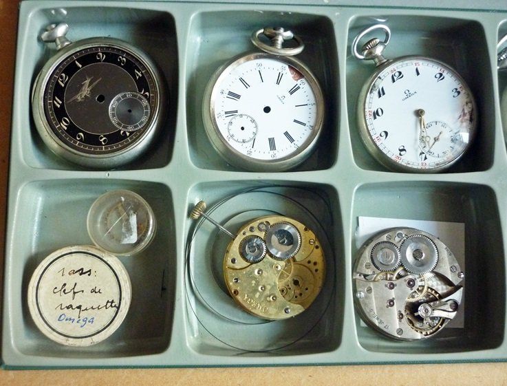 Omega Uhren: Lot Vintage OMEGA Ersatzteile für Taschenuhren  - Teile – Defekt aus Adliswil von di_hans 8