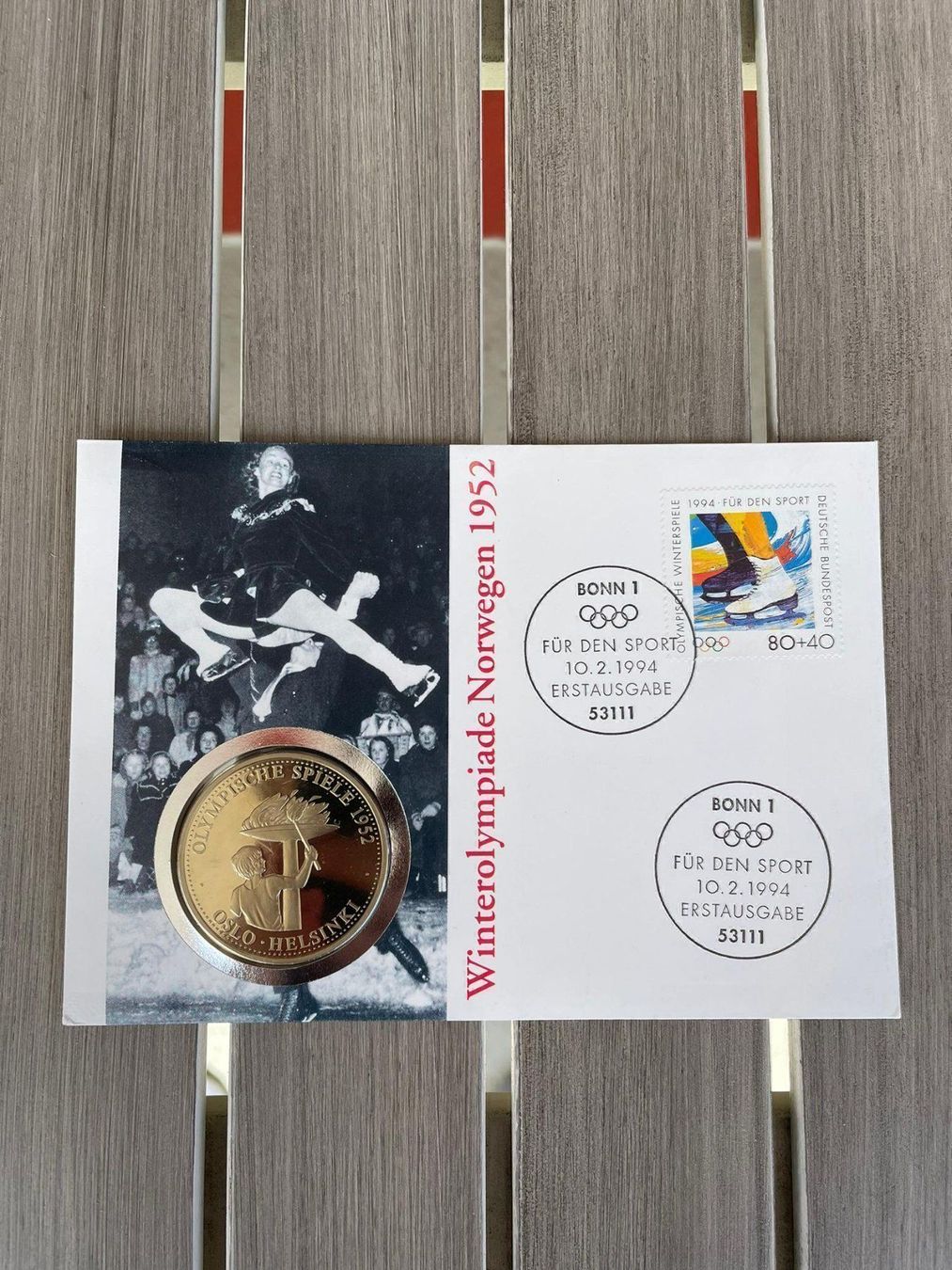 Alle Münzen: Münzbrief Winterolympiade Norwegen 1952 – Neu (gemäss Beschreibung) aus Wängi von Thurgauer98