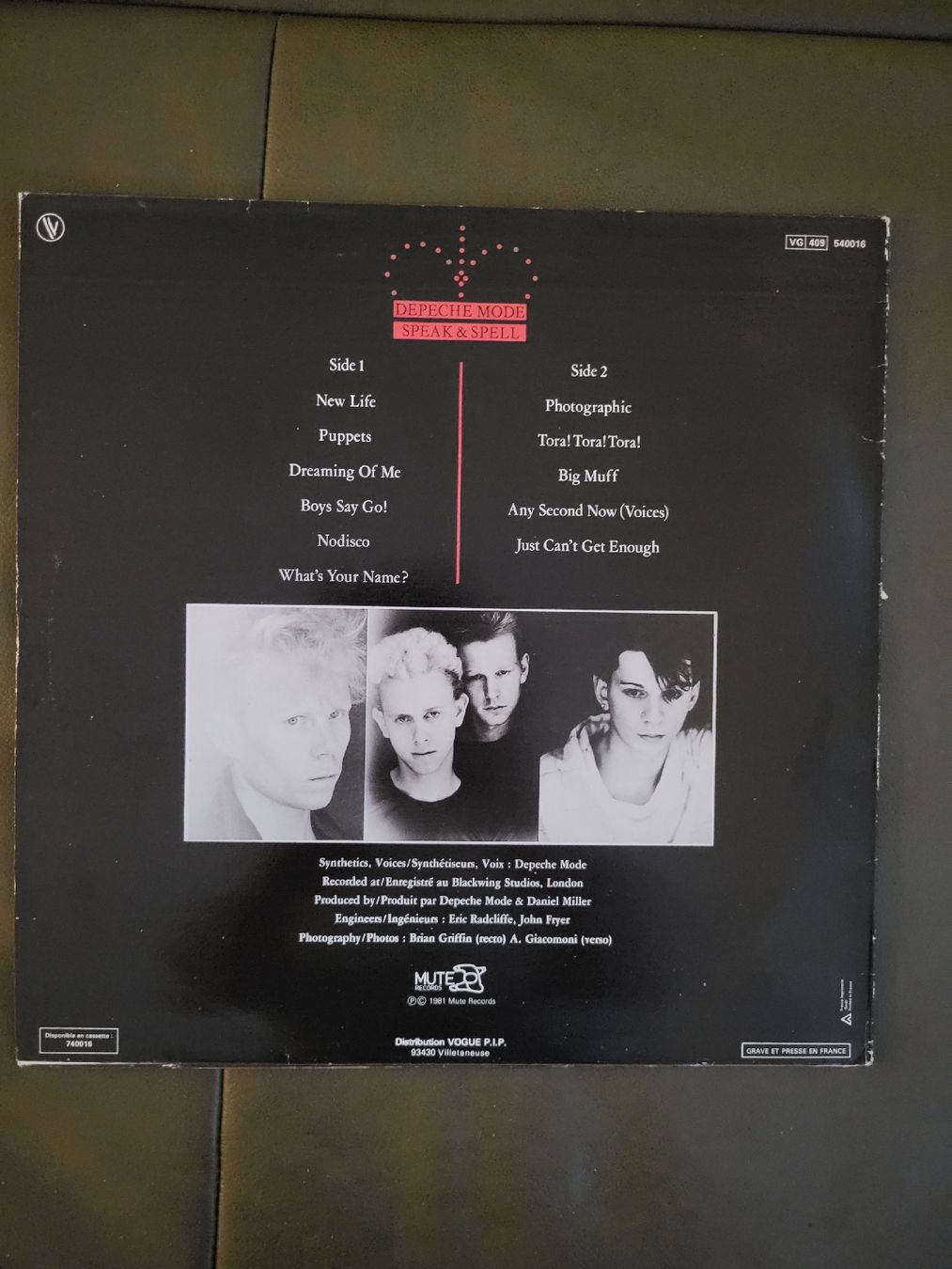 Schallplatten: Depeche Mode Speak & Spell Vinyl Platte  – Gebraucht aus nunningen von mic_88k2 1