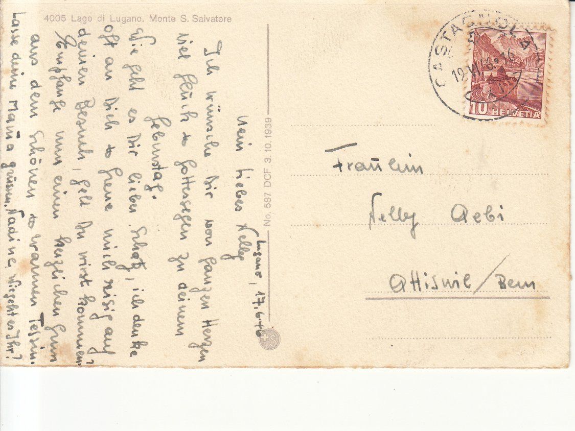 Cartoline postali: San Salvatore 1946 – Usato da Bürglen TG venduto da StampGraf 1