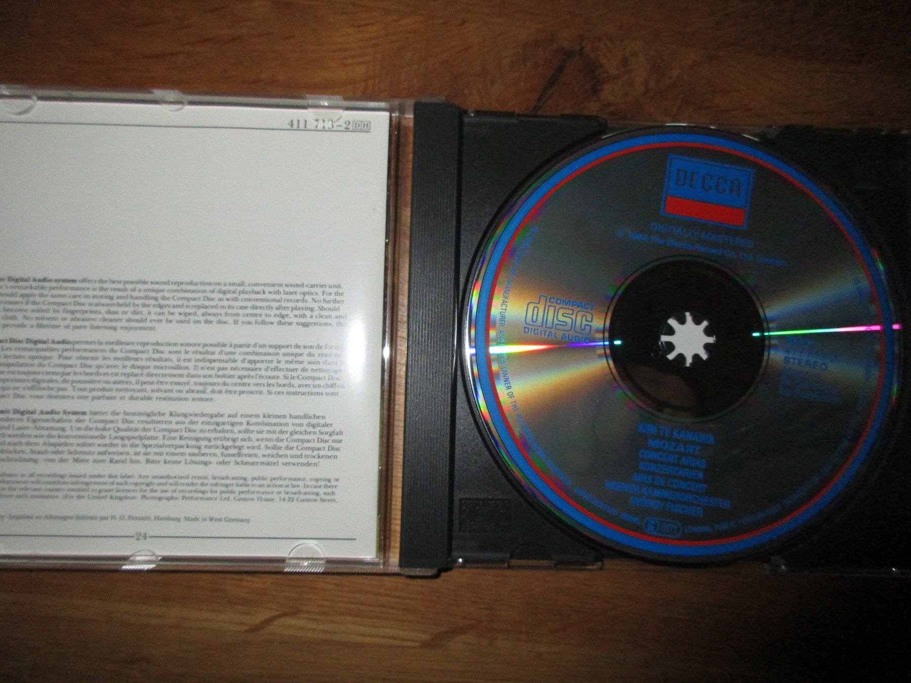 CD: Arias Kiri Te Kanawa – Usato da Niederwil AG venduto da Cembalo 1