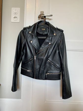 Maje Lederjacke Grösse 36