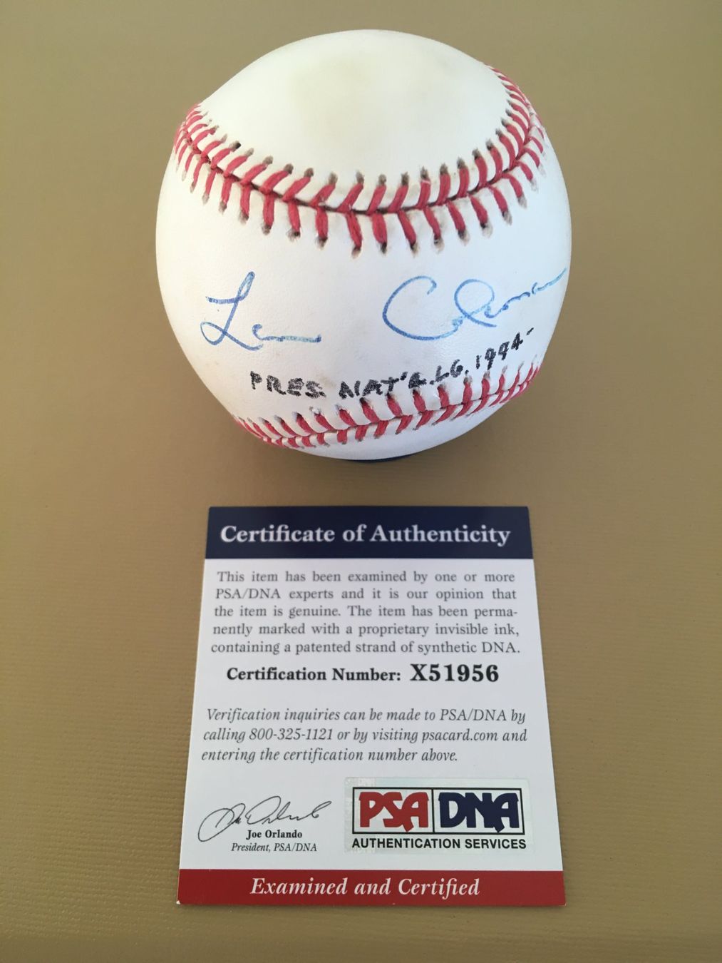 Palloni: Signed baseball, Coleman 1994, ex. Joe L. Brown collection – Usato da Uster venduto da the_sz2y