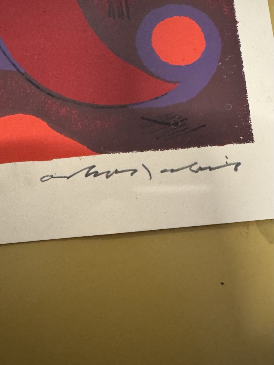 Grafica & Litografie: Lithos Hand signiert Bild  – Usato da Schlieren venduto da Freundlich02 3