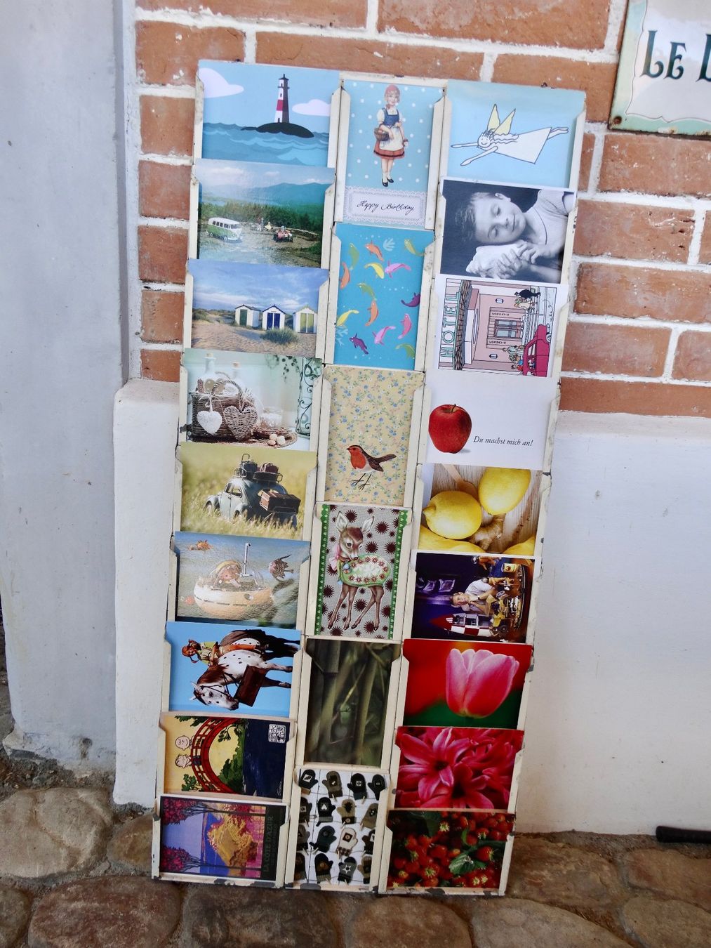 Allestimento di negozi e stand fieristici: Original antiker vintage Kartenständer Postkartenständer – Usato da Grossaffoltern venduto da Bessy202 8