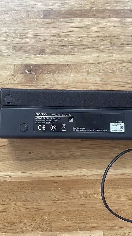 Casse acustiche: Bar de son, sound bar, Sony CT80  – Usato da Troinex venduto da nadinebmichaelson 3