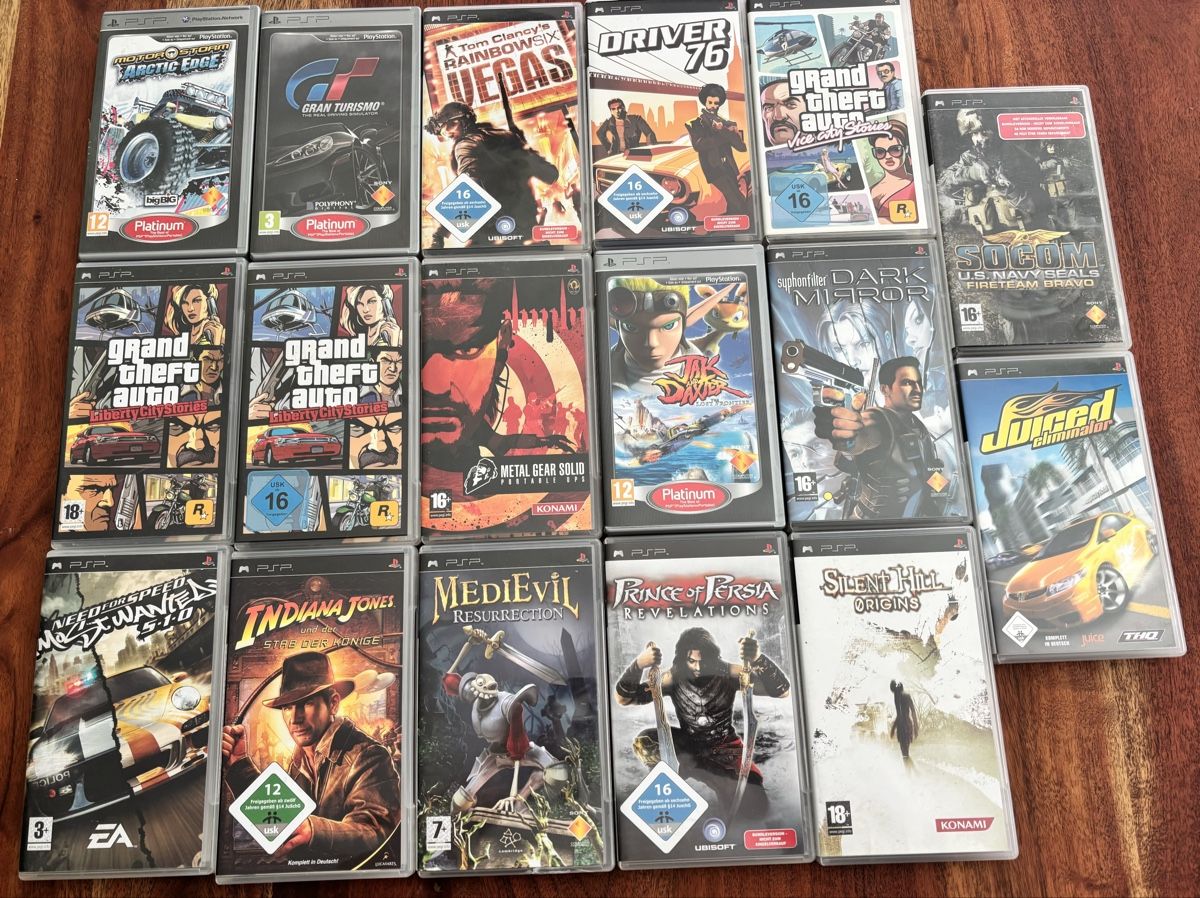 Sony Konsolen: PSP 3000 inkl. 17 Games – Gebraucht aus Buochs von shivashila 5