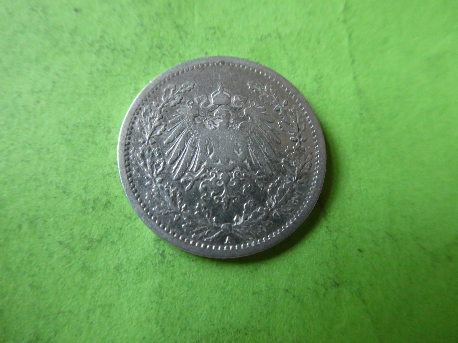 Alle Münzen: Dt. Reich 1906 A, 1/2 Silbermark – Gebraucht aus Hinterforst von Rohusri 1