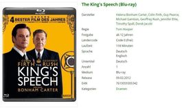 The King's Speech (Blu-ray)