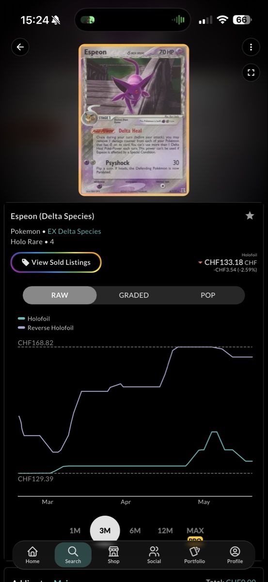 Pokémon Carte collezionabili: Espeon Delta Species 4/113 - REVERSE – Nuovo (secondo la descrizione) da Canobbio venduto da ale_85bk 2