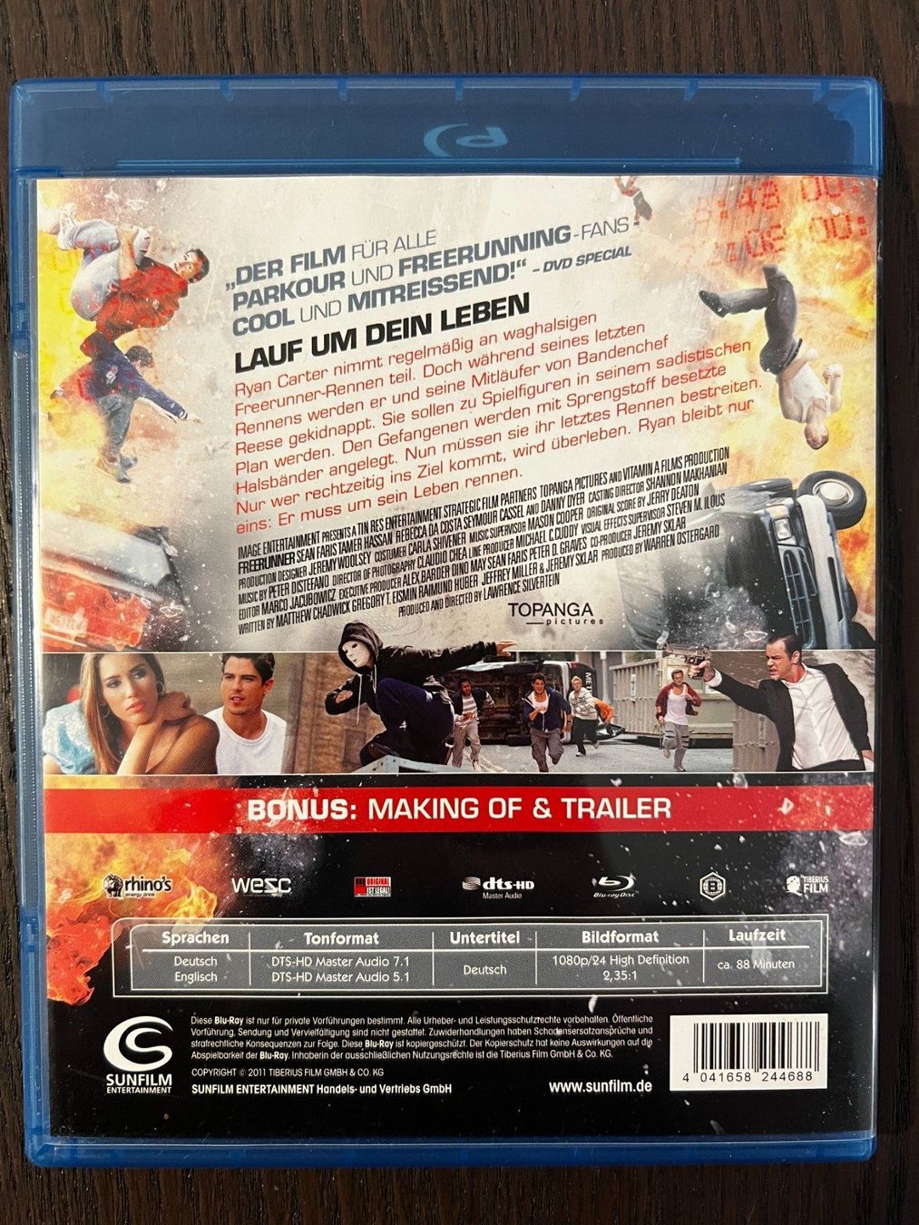 Tutti i DVDs: Freerunner – Usato da Zürich venduto da Blu-ray_ZH 1