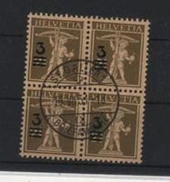 1930 Tellknabe SBK Nr. 180 Viererblock o