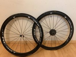 2x Carbon-Rennrad Laufradsatz DT Swiss RC38T Tubular 11s