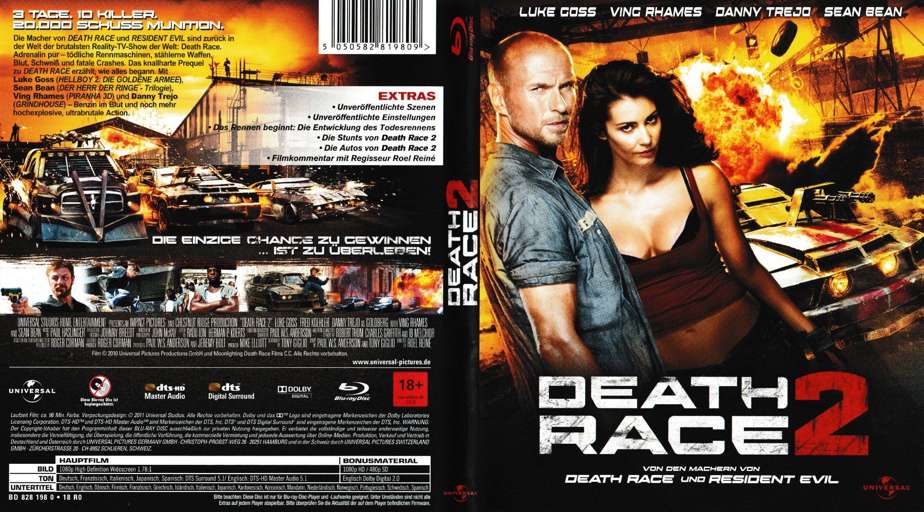 Tutti i DVDs: Blu-Ray - Death Race 2 – Usato da Langnau am Albis venduto da MediaRescuerKeLoX