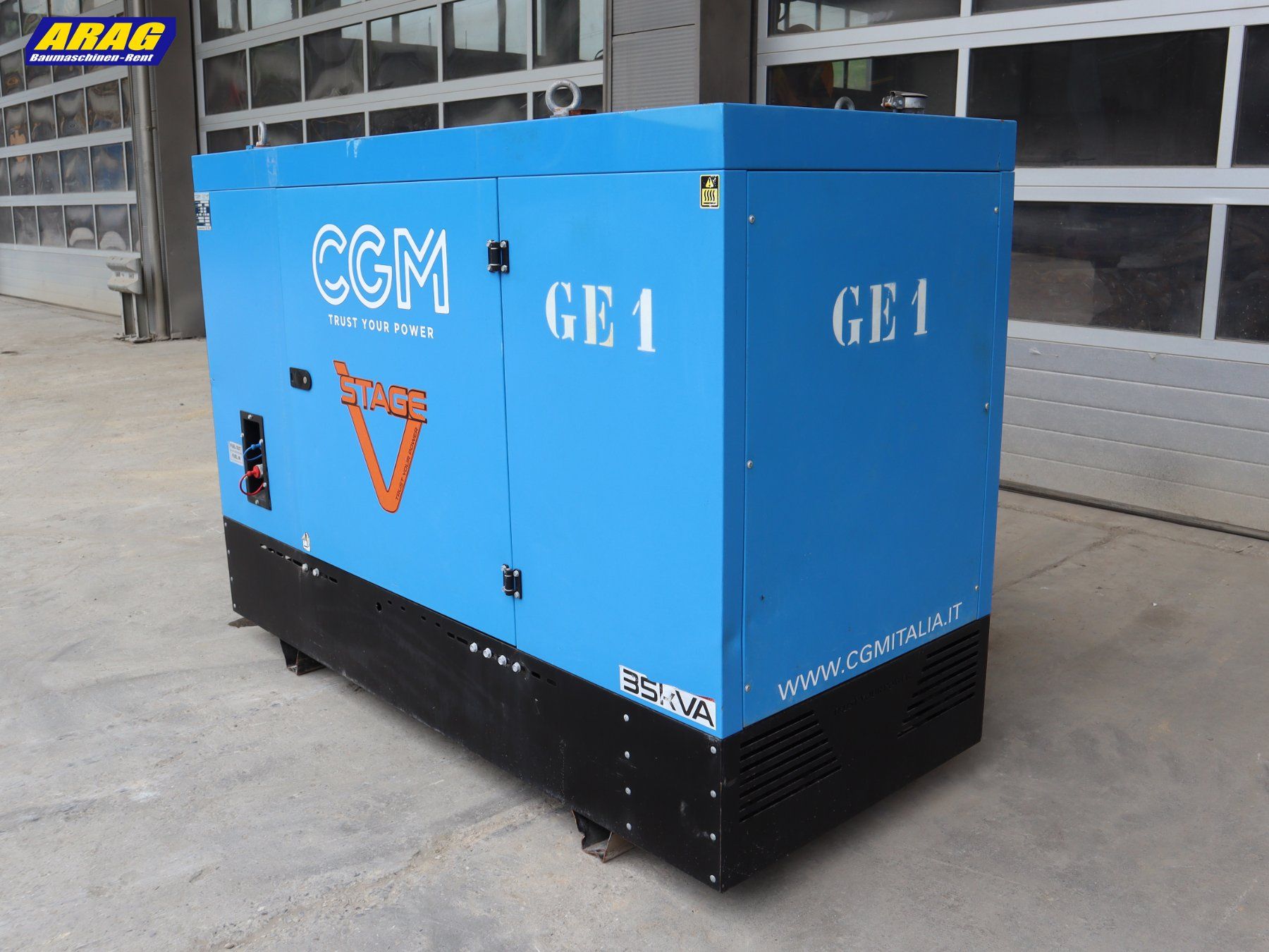 Generatori di corrente: CGM V35Y Notstromaggregat – Usato da Hasle LU venduto da Arag08 2