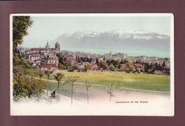 LAUSANNE et les Alpes