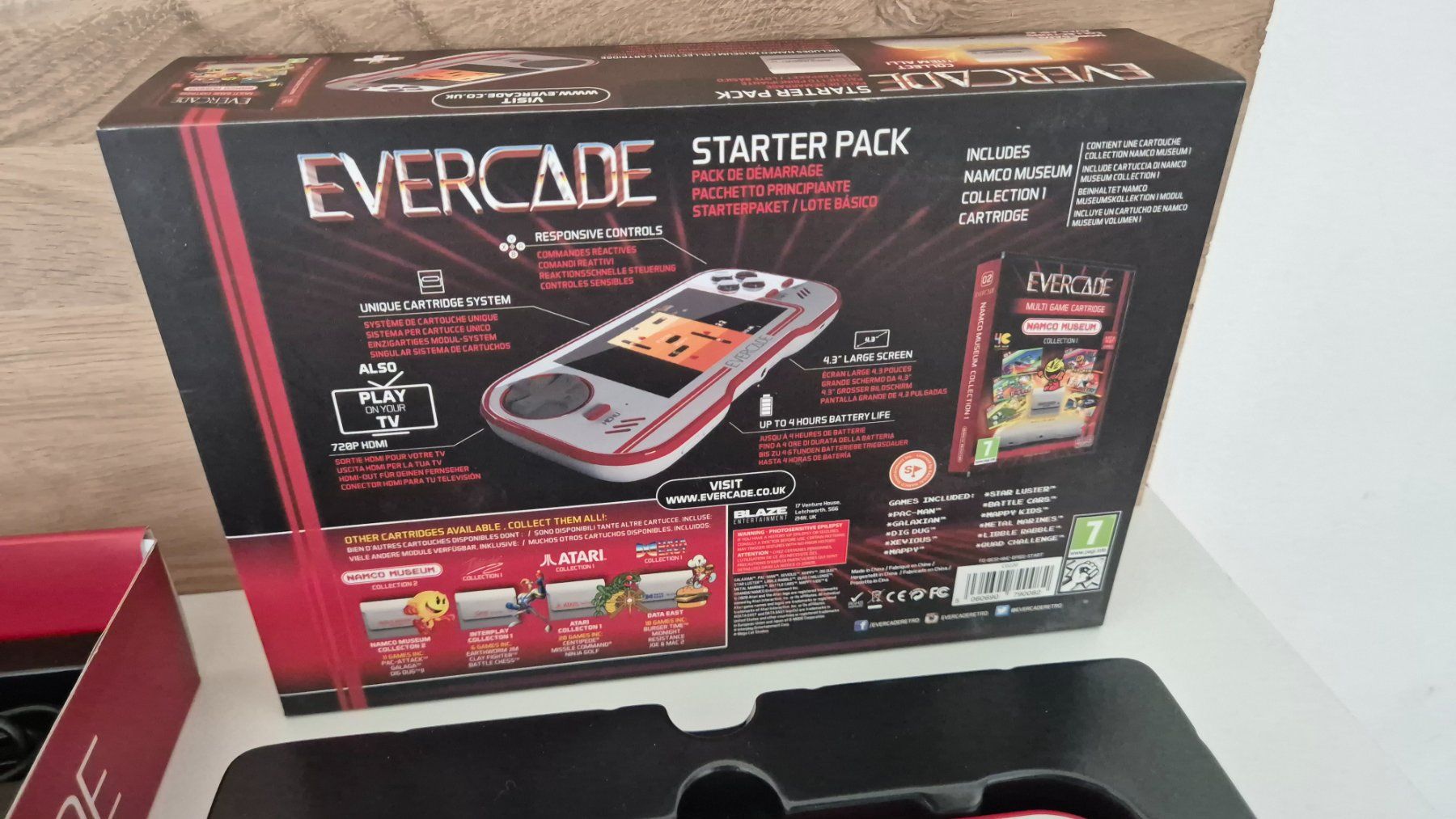 Evercade Console: Evercade Starter Pack Retro Games Console Namco Museum - Neu – Nuovo (secondo la descrizione) da Bassersdorf venduto da retrolab 2