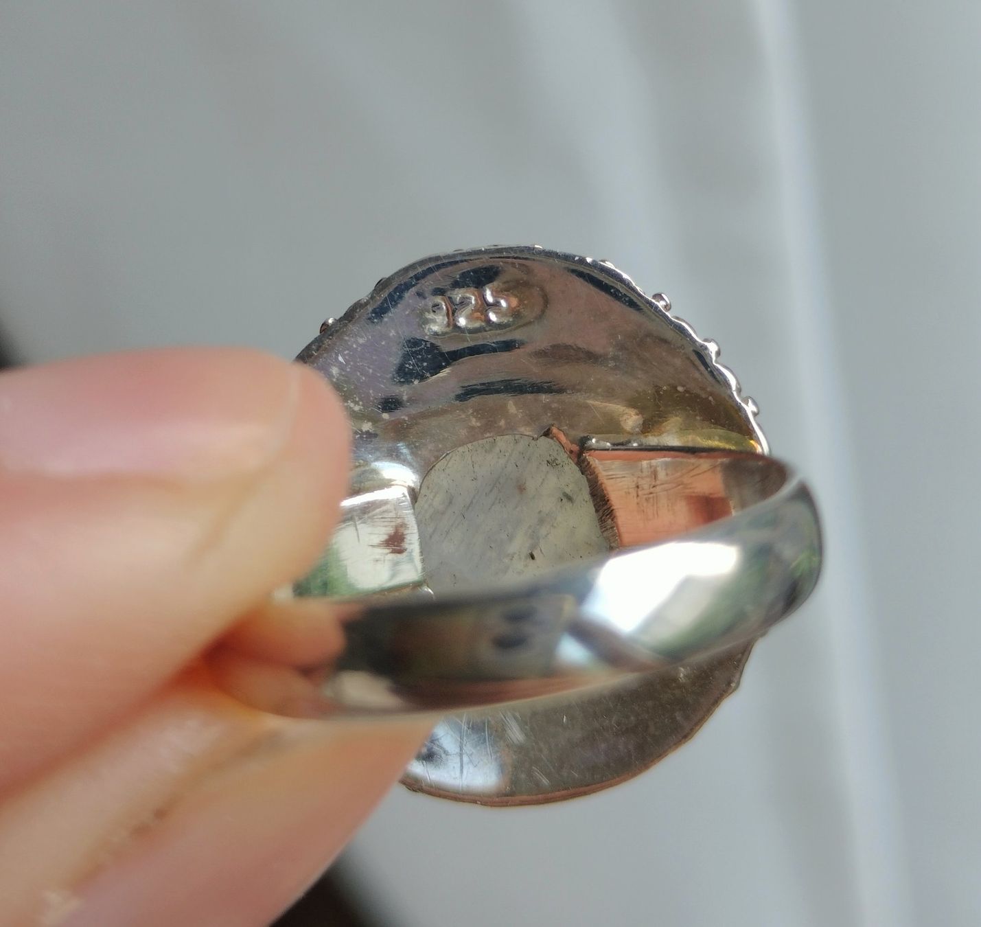 Anelli: Regenbogen Mondstein Ring 925 Solid Sterling Silber – Nuovo (secondo la descrizione) da Schwyz venduto da els_7cys 6