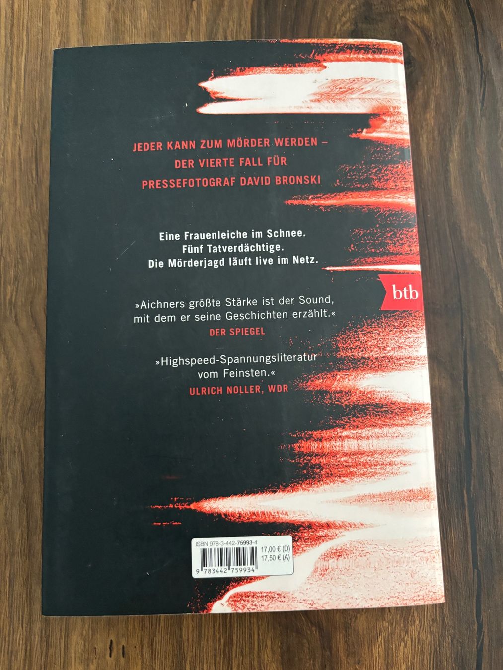 Bücher: TB Bernhard Aichner - Bildrauschen (Bronski 4) – Gebraucht aus Kleinandelfingen von 2Baba3 1