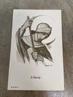 Heiliger Georg Andachtsbild Heiligenbildchen Helgeli