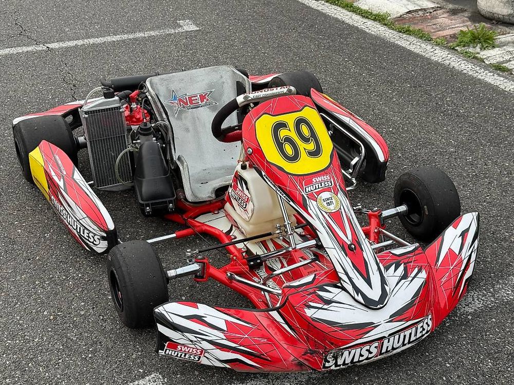 Swiss Hutless Kart mit Motor Rotax 2