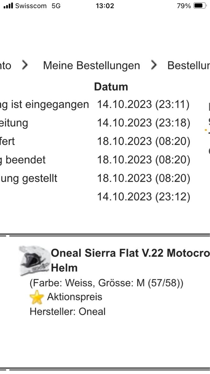 Lotti di vestiti: Oneal Motorradausrüstung – Usato da Herbligen venduto da wengair 7